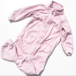 Carter's Bear Fleece Romper sz 18 months Girls Fleece one piece sz 18 m